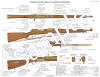 Color M1903A1 Springfield Army Map Service Lithograph