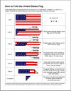 How to fold the US Flag