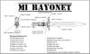 M1 Bayonet Drawings