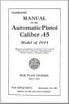 Document No. 801 - Manual of the Automatic Pistol Caliber .45