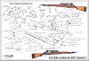 Color Poster - M1D Garand "Sniper's" Poster - 22" x 34" Size
