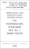 TM 5-9342 Operation and Maintenance Instructions for Sniperscope Infrared Set No. 1 20,000 Volts